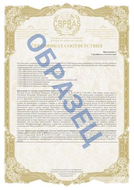 Образец Приложение к СТО 01.064.00220722.2-2020 Коряжма Сертификат СТО 01.064.00220722.2-2020 